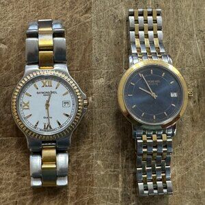 LOT OF 4 PRE-OWNED Raymond Weil Men's Wristwatches